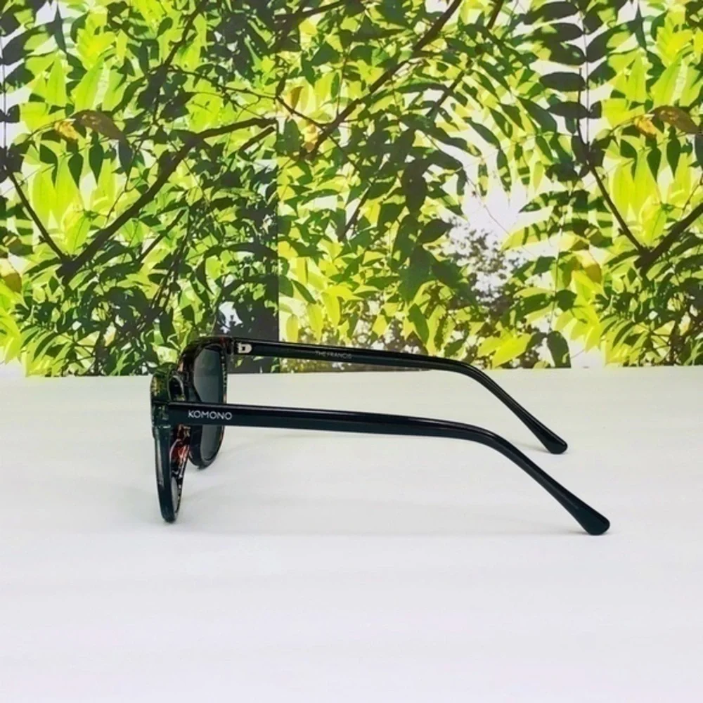 KOMONO Francis Fern Sunglasses NEW UV400 black